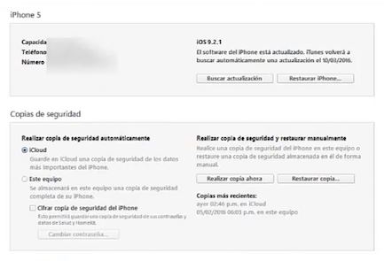 sincronizar iPhone y Songr